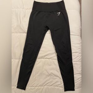 Black seamless leggings from Gymshark size medium